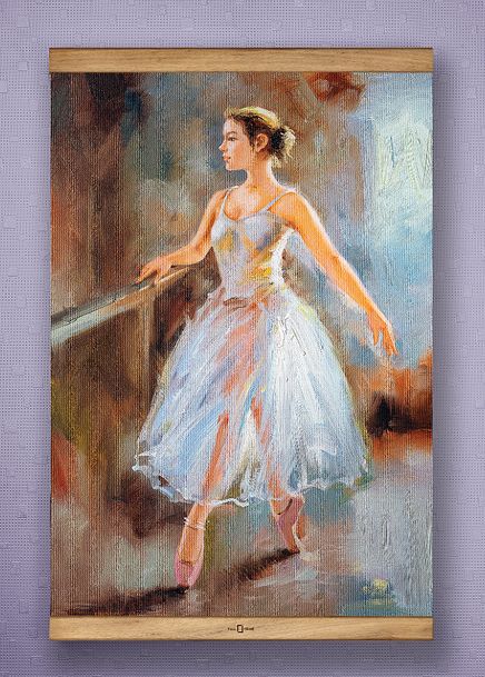 Full Frame Kanvas Poster - Balerin - SAPELLI (FFS-DM03)