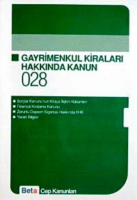 Gayrimenkul Kiraları Hakkında Kanun / Cep-028