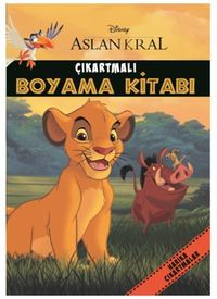 Disney Aslan Kral Çıkartmalı Boyama Kitabı