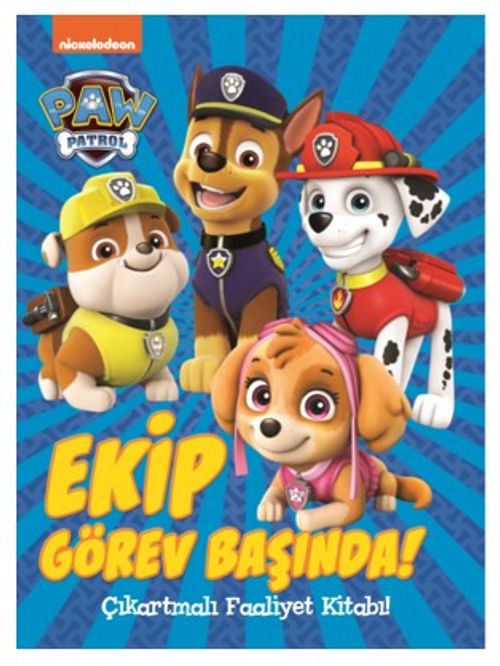 Paw Patrol Ekip Görev Başında Çıkartmalı Faaliyet Kitabı