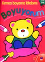 Kırmızı Boyama Kitabımı Boyuyorum (2-4Yaş)