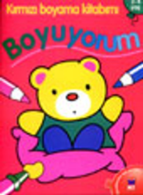Kırmızı Boyama Kitabımı Boyuyorum (2-4Yaş)
