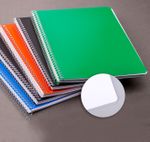 Bookinzi Okul Defteri - 80gr 70 yaprak A5 Spiralli Çizgisiz Defter 5'li Set