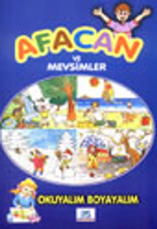 Afacan ve Mevsimler Okuyalım Boyayalım