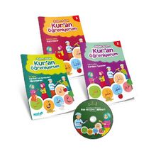 Adım Adım Kuran Öğreniyorum Seti (3 Kitap) (Dvd Hediyeli) - Kolektif