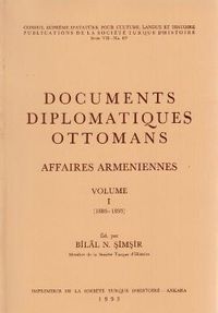Documents Diplomatiques Ottomans (I Volume)