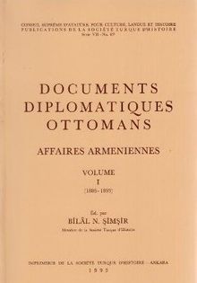 Documents Diplomatiques Ottomans (I Volume)