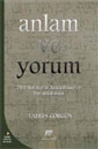 Anlam ve Yorum