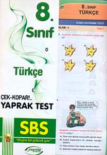 8. Sınıf Türkçe Yaprak Test