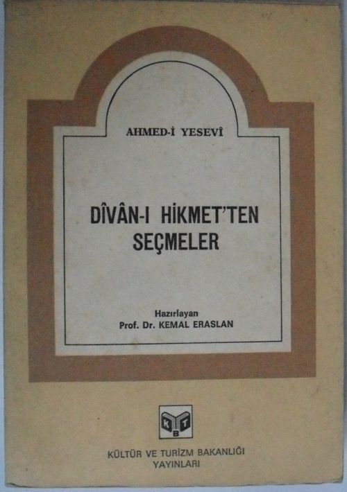 Divan-ı Hikmetten Seçmeler Kod:8-B-29