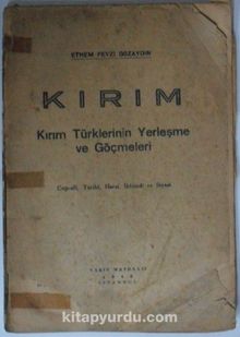Kırım/Kırım Türklerinin Yerleşme ve Göçmeleri Kod:8-B-24