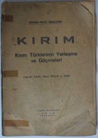 Kırım/Kırım Türklerinin Yerleşme ve Göçmeleri Kod:8-B-24