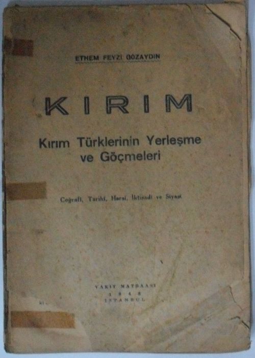 Kırım/Kırım Türklerinin Yerleşme ve Göçmeleri Kod:8-B-24