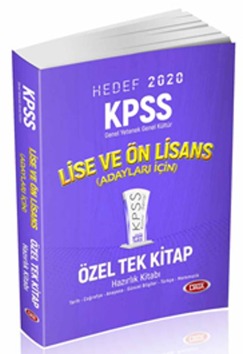 2020 KPSS Lise ve Ön Lisans Konu Anlatımlı  Özel Tek Kitap