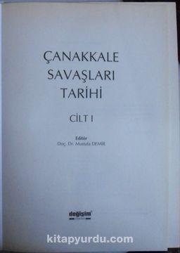 Çanakkale Tarihi (İç Kapakta: Çanakkale Savaşları Tarihi) (6 Cilt Takım)