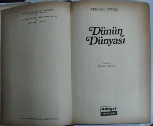 Dünün Dünyası (Kod: 6-H-26) (Stefan Zweig) Fiyatı, Yorumları