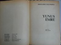 Yunus Emre / Hayatı ve Bütün Şiirleri (Kod: 6-H-24)