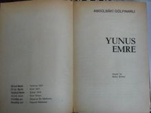 Yunus Emre / Hayatı ve Bütün Şiirleri (Kod: 6-H-24)