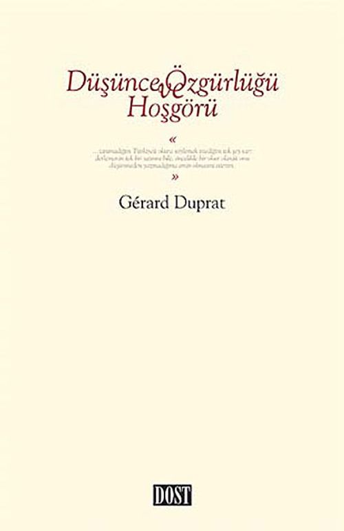 Düşünce Özgürlüğü ve Hoşgörü