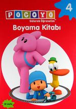 Pocoyo Gülerek Öğrenelim Boyama Kitabı 4 (32 Sayfa)