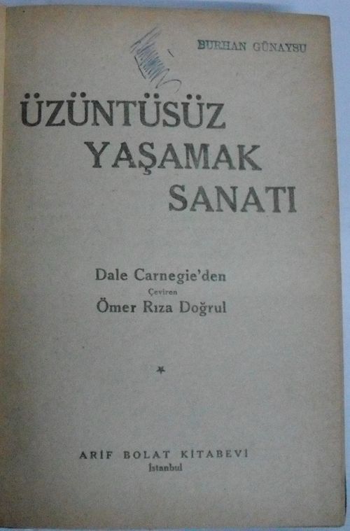 Üzüntüsüz Yaşamak Sanatı Kod: 5-F-40