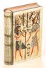 Kitap Şeklinde Mıknatıslı Ahşap Akordeon Kutu - Mısır Papirus Sunuş