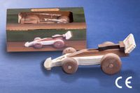 Montessori Ahşap Zeka Oyunları / w-Racing Car