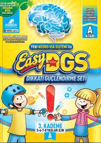 Easy DGS Dikkati Güçlendirme Seti 3. Kademe 5-6-7-8 Yaş A