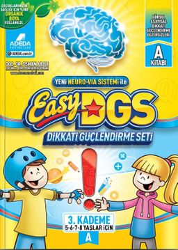 Easy DGS Dikkati Güçlendirme Seti 3. Kademe 5-6-7-8 Yaş A