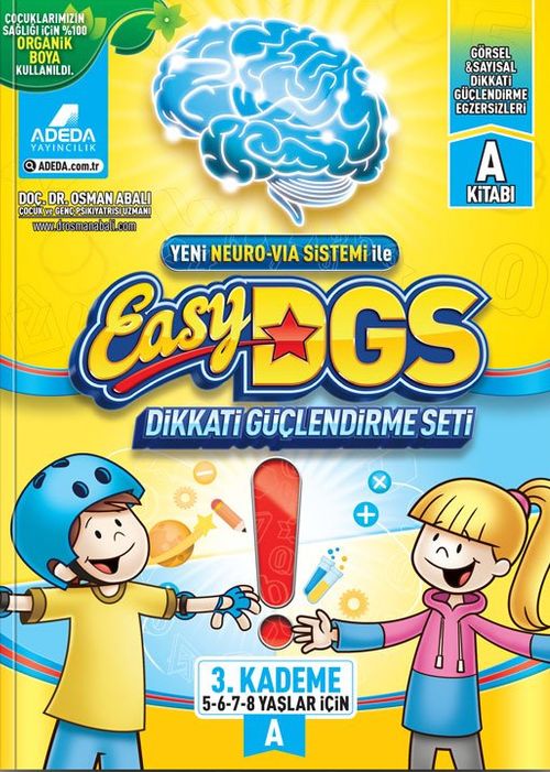 Easy DGS Dikkati Güçlendirme Seti 3. Kademe 5-6-7-8 Yaş A