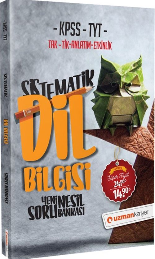 2020 KPSS TYT Sistematik Dil Bilgisi Yeni Nesil Soru Bankası