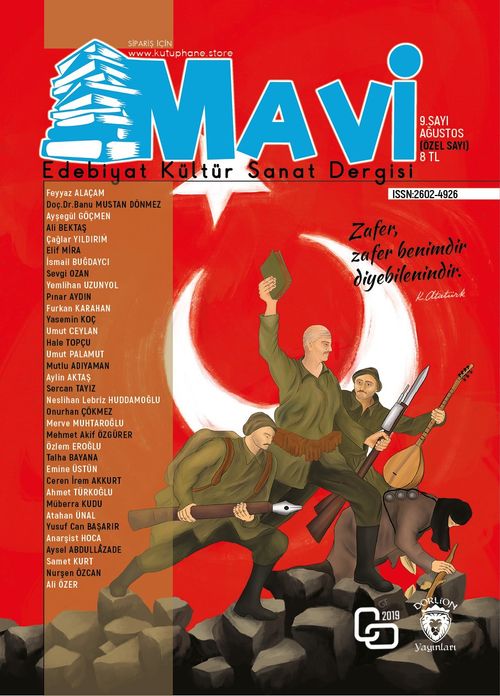 Mavi Edebiyat Kültür Sanat Dergisi Sayı:9 Ağustos 2019