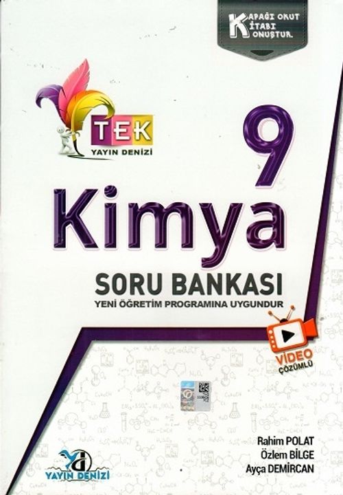 9. Sınıf TEK Serisi Video Çözümlü Kimya Soru Bankası