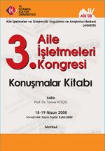 3. Aile İşletmesi Kongresi & Konuşmalar 18-19 Nisan 2008