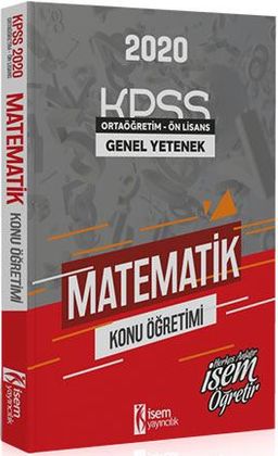 2020 KPSS Ortaöğretim Ön Lisans Matematik Konu Öğretim