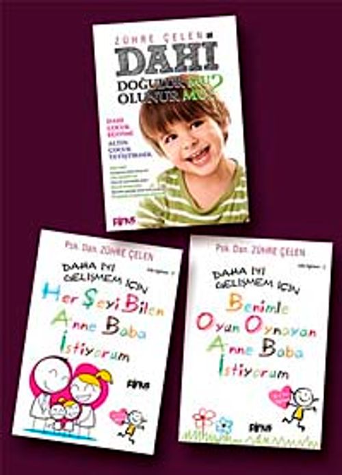 0-6 Yaş Oyunlarla Çocuk Eğitimi ve Üstün Zeka Çocuk Eğitimi Seti (3 Kitap)