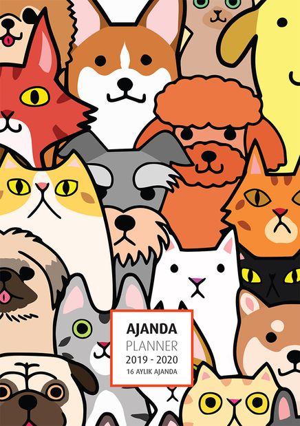 2019-20120 16 Aylık Ajanda (Ürün kodu:3059)