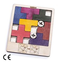 Montessori Ahşap Zeka Oyunları / w-Sliding Puzzle 1 