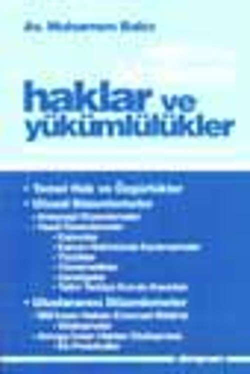 Eğitim Ve Öğretimde Haklar Ve Yükümlülükler