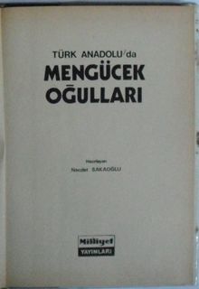 Türk Anadoluda Mengücekoğulları (Kod:8-E-9)