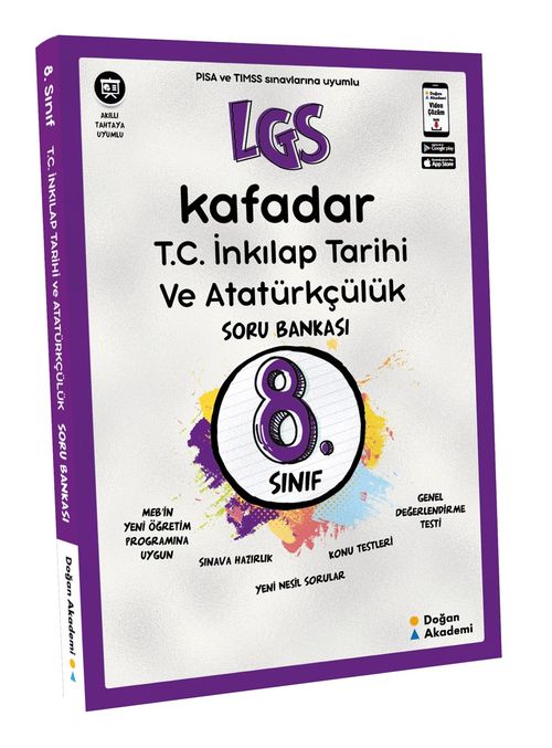 8.Sınıf LGS Kafadar T.C. İnkılap Tarihi ve Atatürkçülük  Soru Bankası 