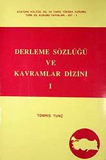 Derleme Sözlüğü ve Kavramlar Dizini I