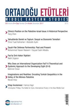 Ortadoğu Etütleri Cilt 9 - Sayı 2 - Aralık 2017