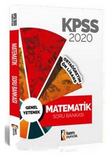 2020 KPSS Ortaöğretim Ön Lisans Matematik Tamamı Çözümlü Soru Bankası