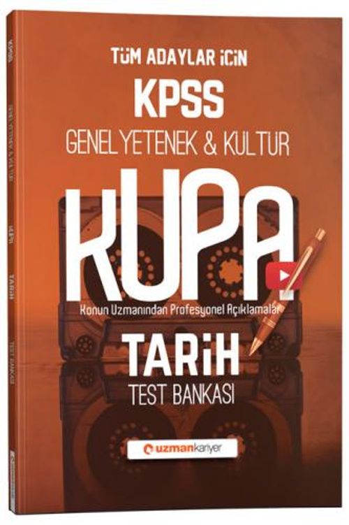 2020 KPSS Tarih Kupa Konu Konu Test Bankası