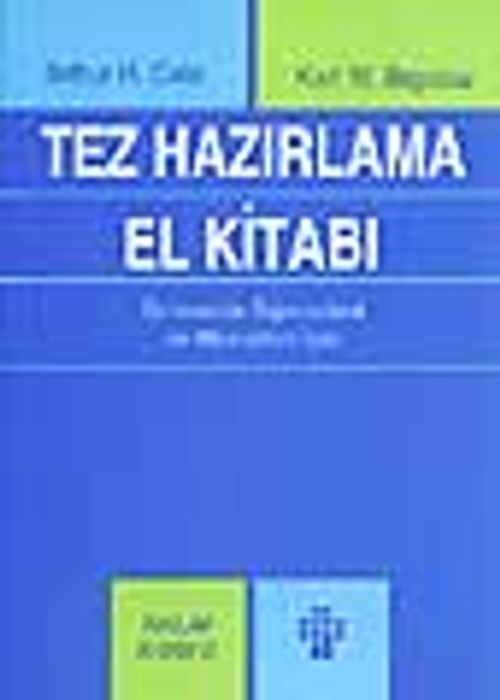 Tez Hazırlama El Kitabı