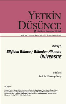 Yetkin Düşünce Ağustos Sayı:7