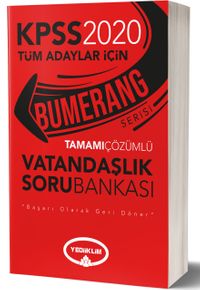 2020 Bumerang Tamamı Çözümlü Vatandaşlık Soru Bankası