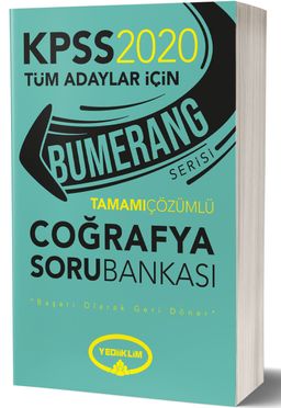 2020 Bumerang Tamamı Çözümlü Coğrafya Soru Bankası