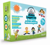 Robot Lagari ve Değerli Arkadaşları 48 + Ay Ve Üstü (12 Kitap)